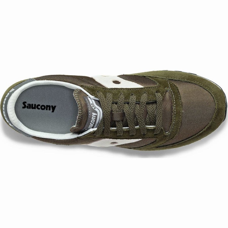 Saucony Jazz 81 Joggesko Herre Olivengrønne Grå | S45321-T24