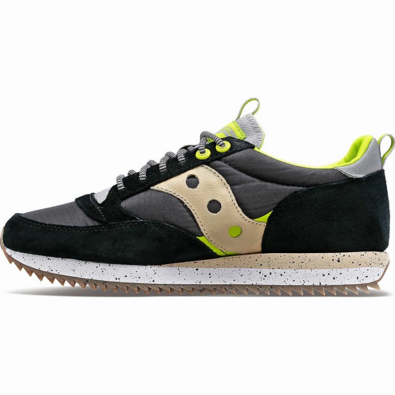 Saucony Jazz 81 Peak Premium Joggesko Dame Svarte Lyse Grønn | S60132-G54