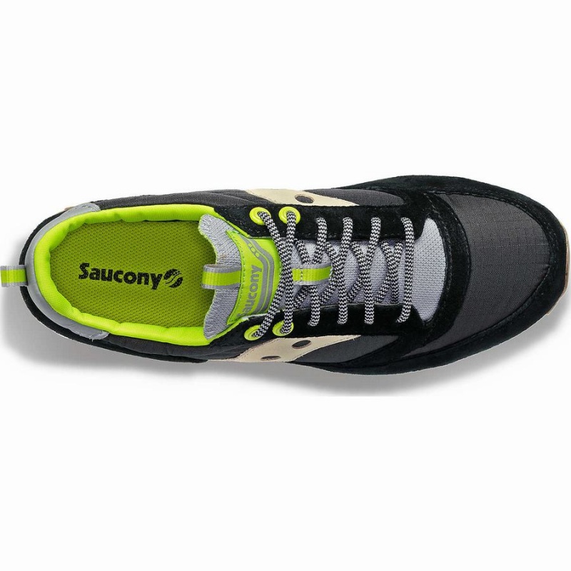 Saucony Jazz 81 Peak Premium Joggesko Dame Svarte Lyse Grønn | S60132-G54