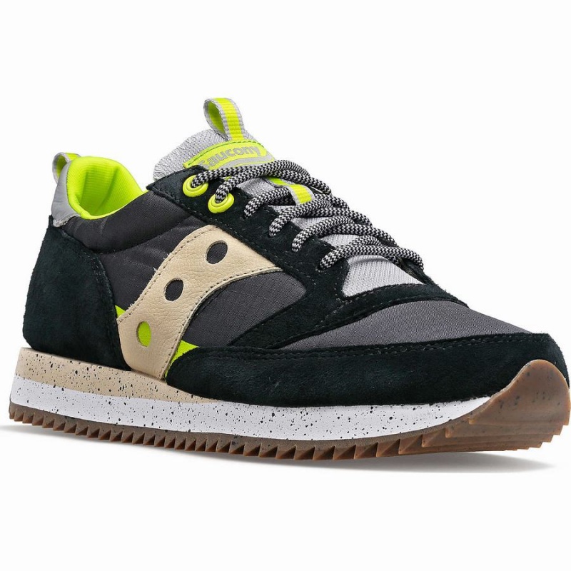 Saucony Jazz 81 Peak Premium Joggesko Dame Svarte Lyse Grønn | S60132-G54