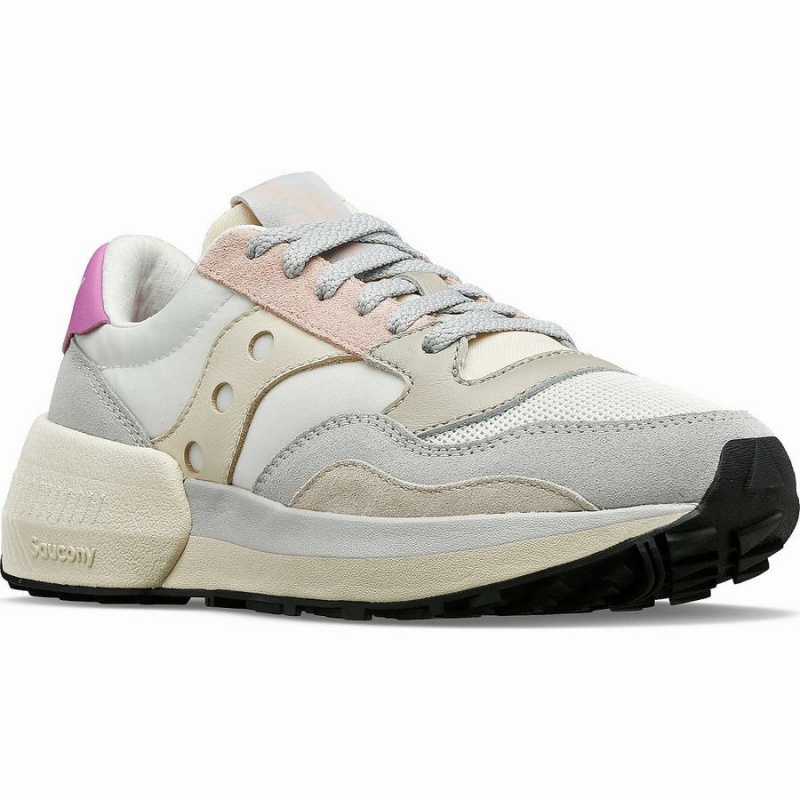 Saucony Jazz NXT Joggesko Dame Hvite Grå Rosa | S80269-A94