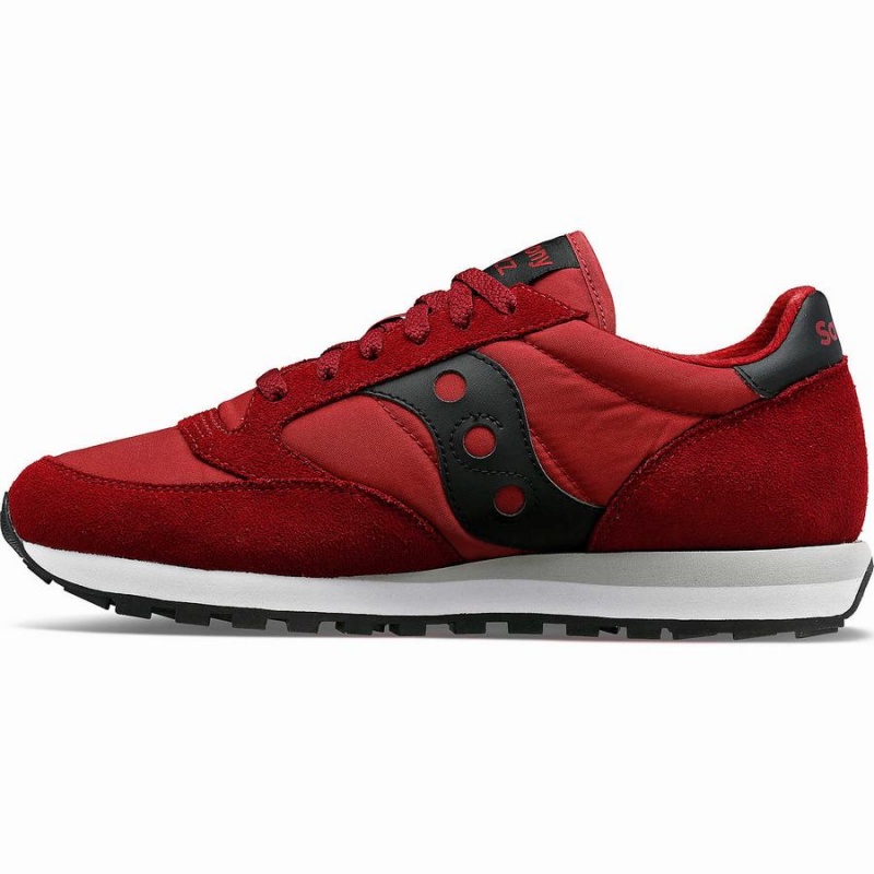 Saucony Jazz Original Joggesko Dame Burgunder Svarte | S25168-T18