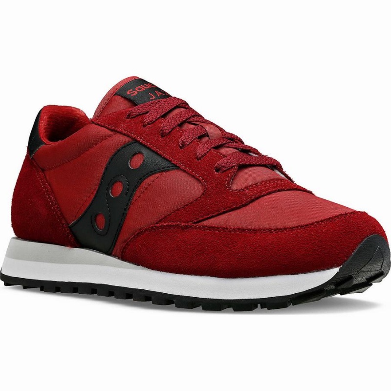 Saucony Jazz Original Joggesko Dame Burgunder Svarte | S25168-T18