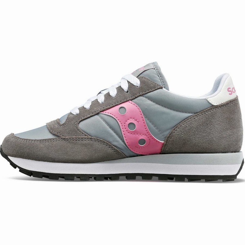 Saucony Jazz Original Joggesko Dame Grå Rosa | S50327-N38