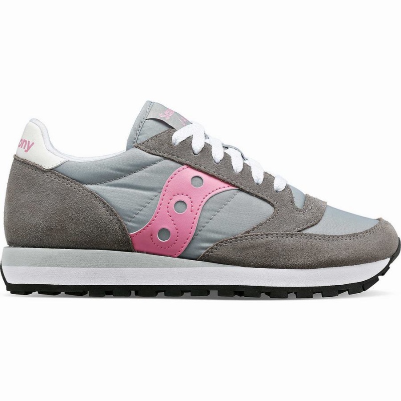 Saucony Jazz Original Joggesko Dame Grå Rosa | S50327-N38