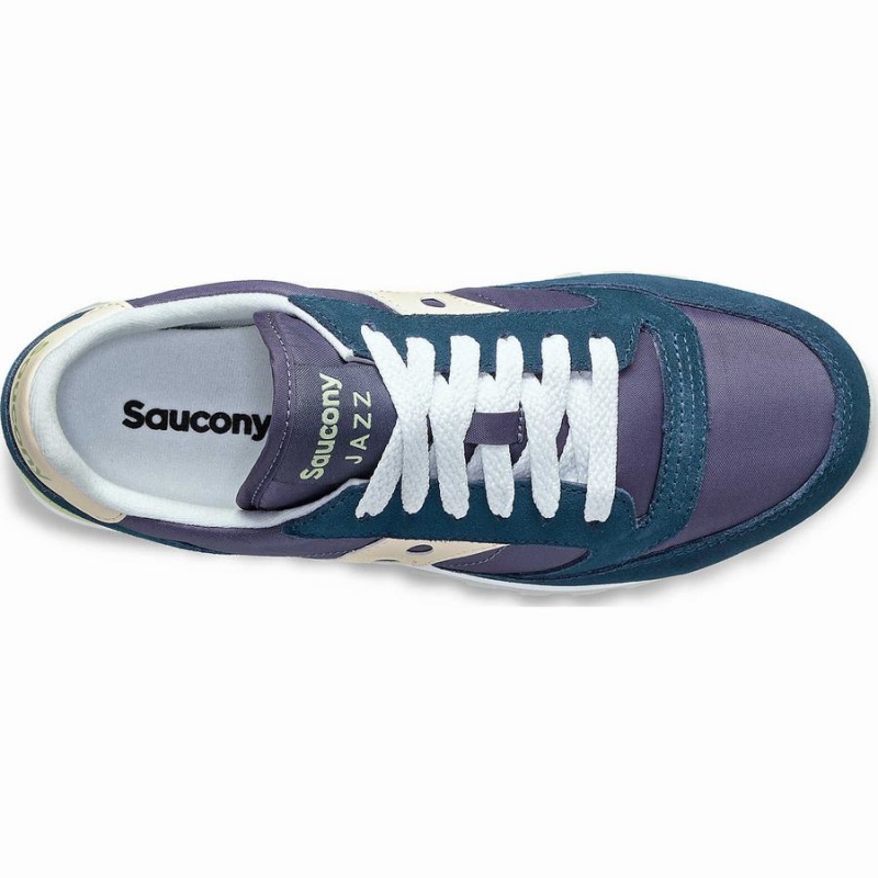 Saucony Jazz Original Joggesko Dame Marineblå Pisket Krem | S56327-X57