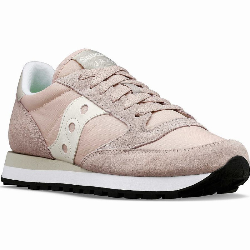 Saucony Jazz Original Joggesko Dame Rosa Pisket Krem | S31946-V53