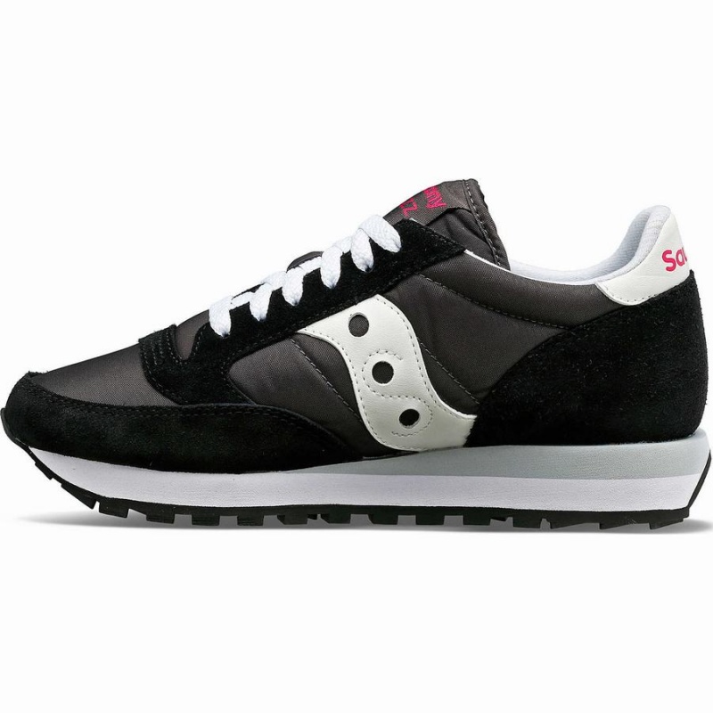 Saucony Jazz Original Joggesko Dame Svarte Hvite | S71562-C14