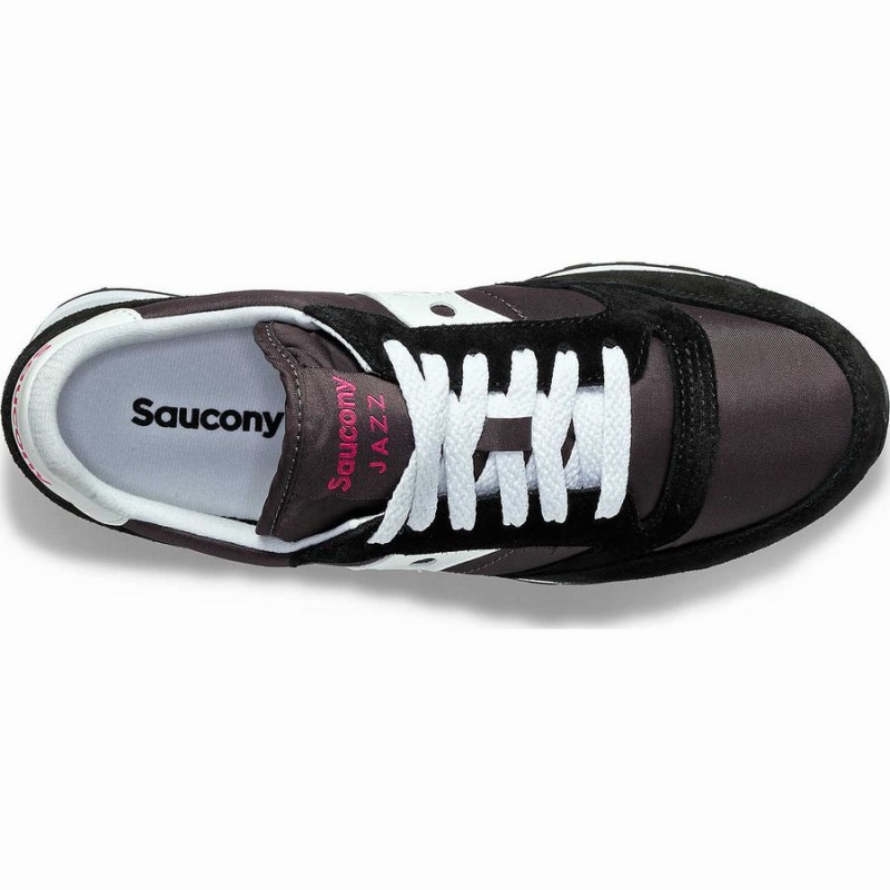 Saucony Jazz Original Joggesko Dame Svarte Hvite | S71562-C14