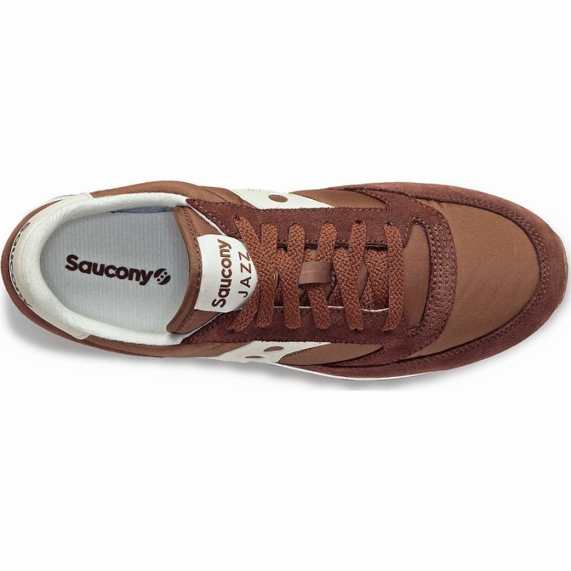 Saucony Jazz Original Joggesko Herre Brune Pisket Krem | S95038-N92