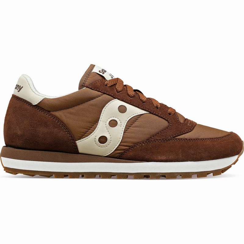 Saucony Jazz Original Joggesko Herre Brune Pisket Krem | S95038-N92