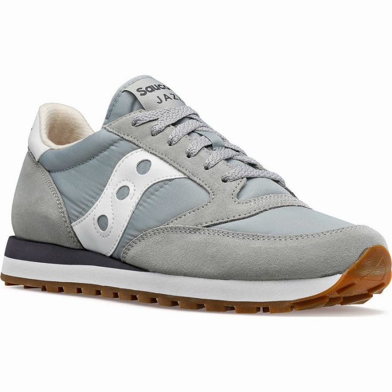 Saucony Jazz Original Joggesko Herre Grå Hvite | S25437-C53