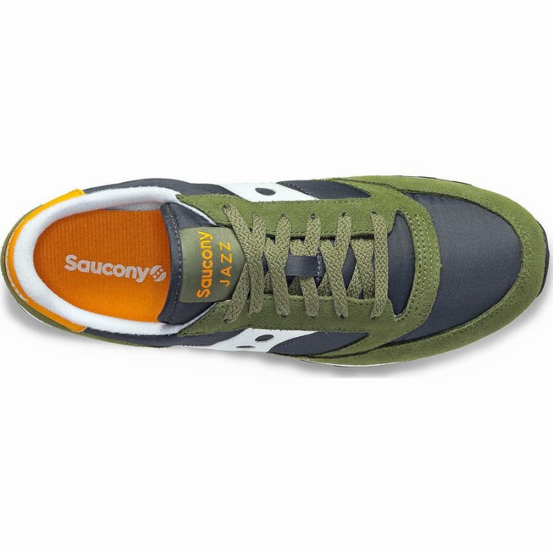 Saucony Jazz Original Joggesko Herre Grønn Marineblå | S40395-B27