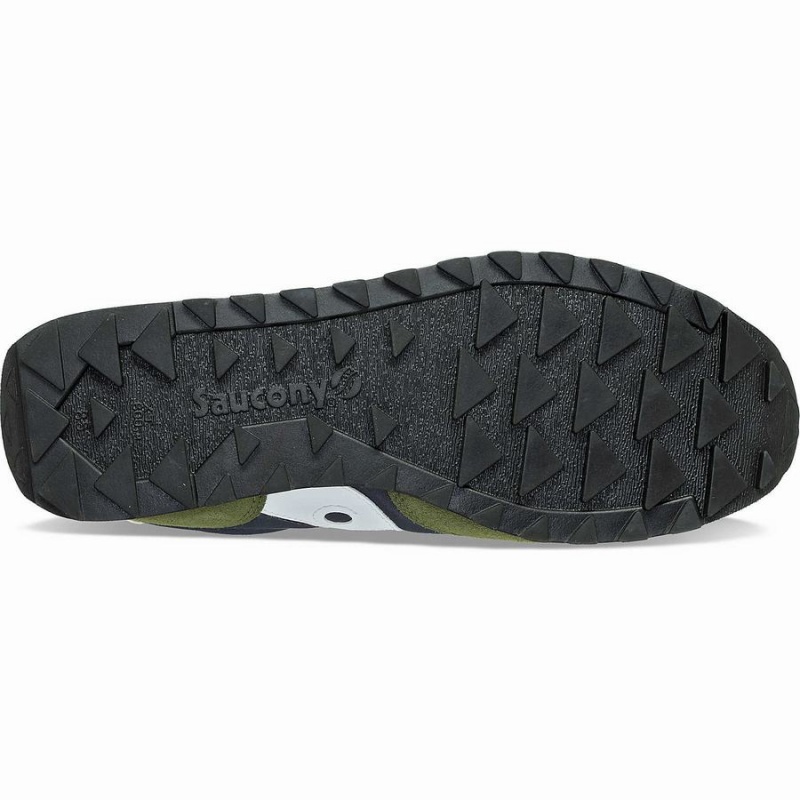 Saucony Jazz Original Joggesko Herre Grønn Marineblå | S40395-B27