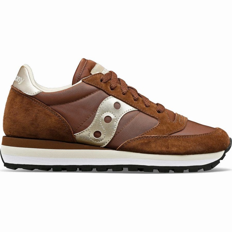 Saucony Jazz Triple Joggesko Dame Brune | S16859-P10