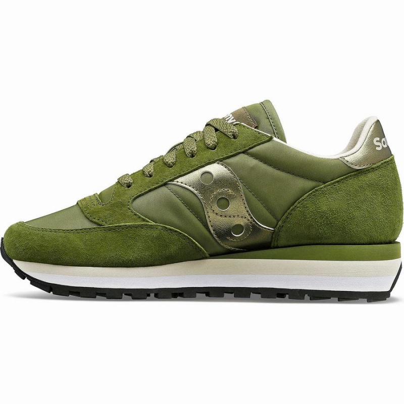 Saucony Jazz Triple Joggesko Dame Grønn | S76423-U37