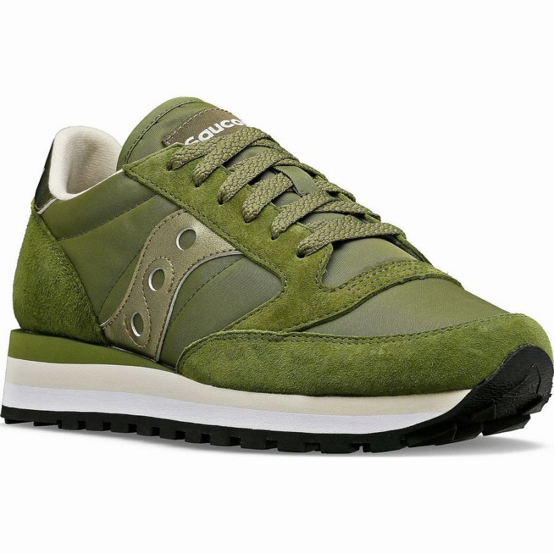 Saucony Jazz Triple Joggesko Dame Grønn | S76423-U37