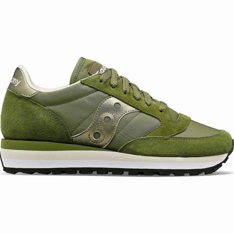 Saucony Jazz Triple Joggesko Dame Grønn | S76423-U37