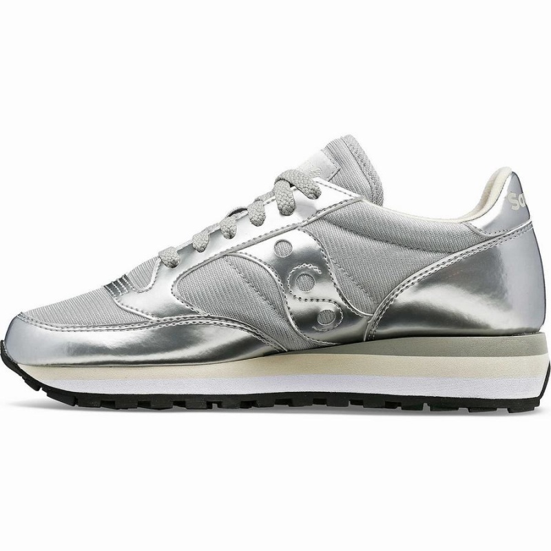 Saucony Jazz Triple Joggesko Dame Sølv | S84361-T37