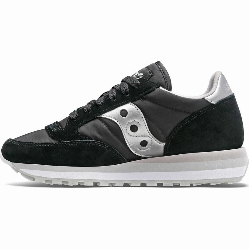 Saucony Jazz Triple Joggesko Dame Svarte Sølv | S07352-R65