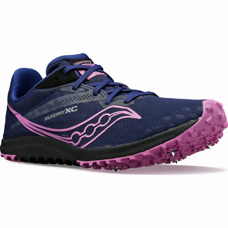 Saucony Kilkenny XC9 Spike Piggsko Dame Indigo | S84719-G07