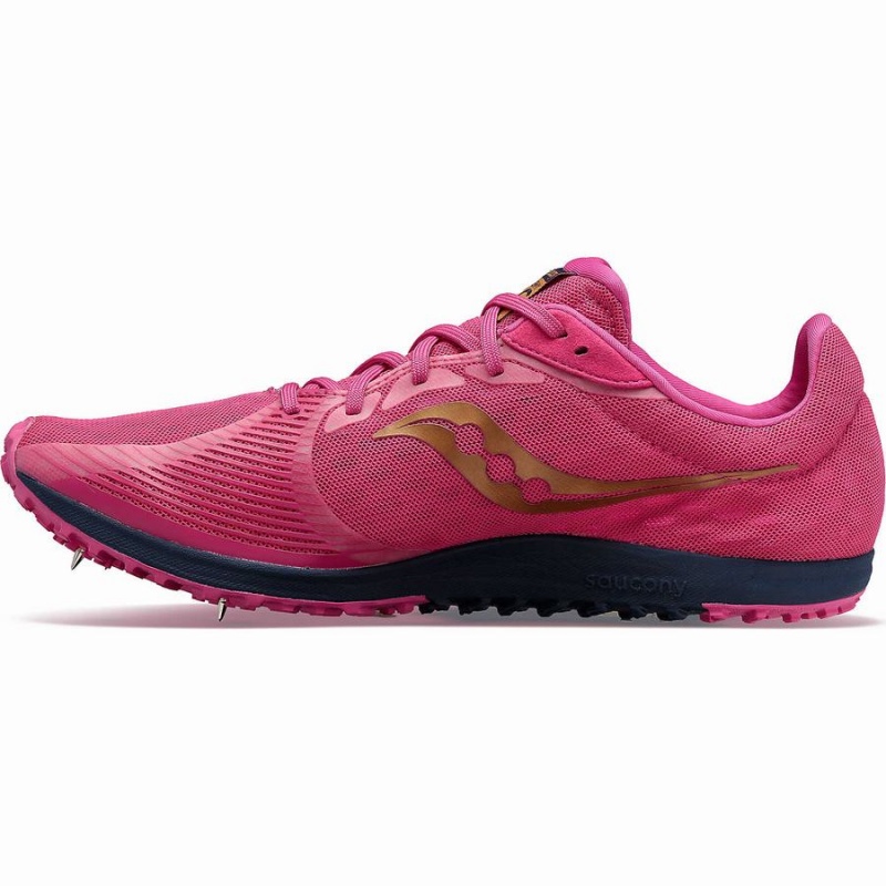 Saucony Kilkenny XC9 Spike Piggsko Herre Rosa Marineblå | S39287-M84