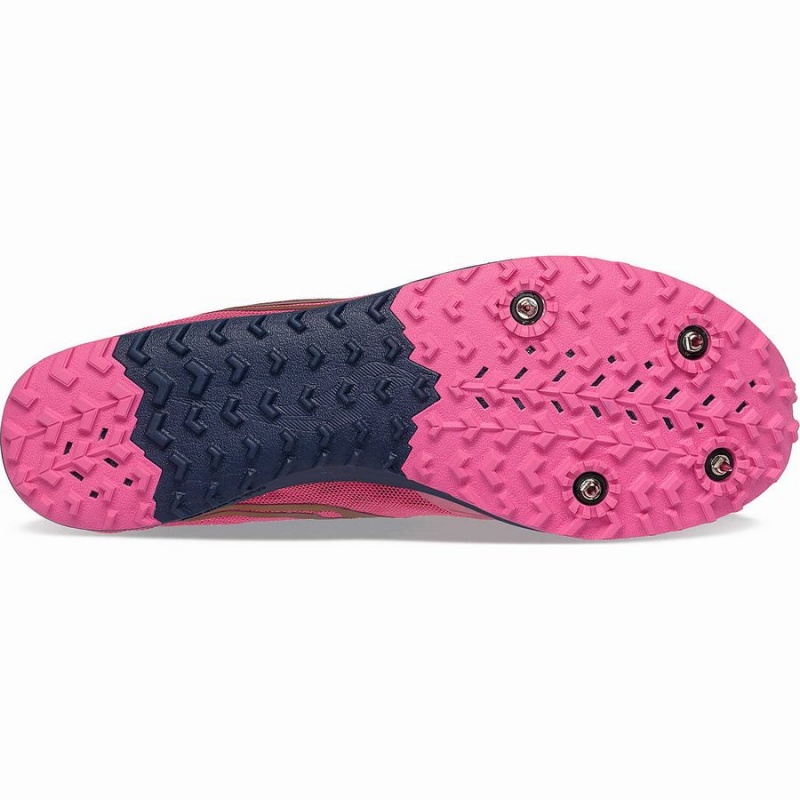 Saucony Kilkenny XC9 Spike Piggsko Herre Rosa Marineblå | S39287-M84