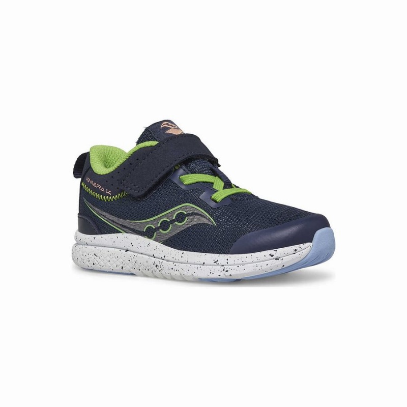 Saucony Kinvara 14 A/C Jr. Sneaker Løpesko Barn Marineblå Grønn | S15729-N35