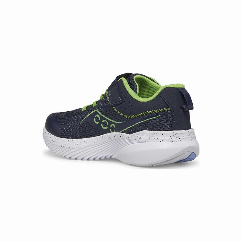 Saucony Kinvara 14 A/C Sneaker Løpesko Barn Marineblå Grønn | S51327-Y98