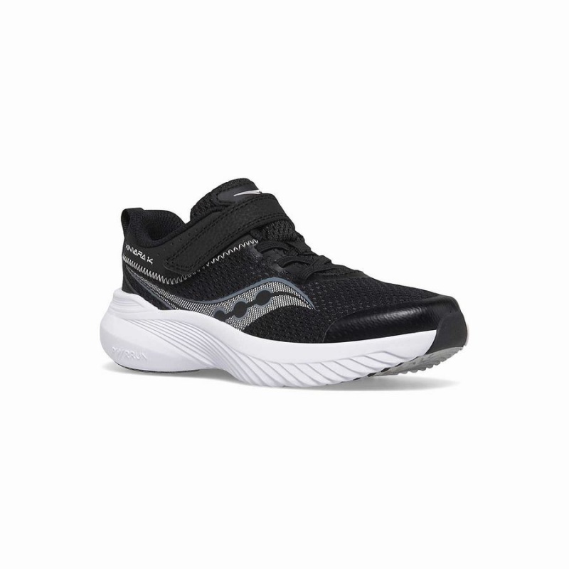 Saucony Kinvara 14 A/C Sneaker Løpesko Barn Svarte Grå | S27138-P53