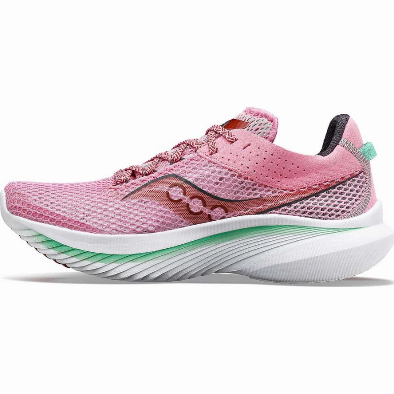 Saucony Kinvara 14 Løpesko Dame Rosa Grønn | S35612-M97