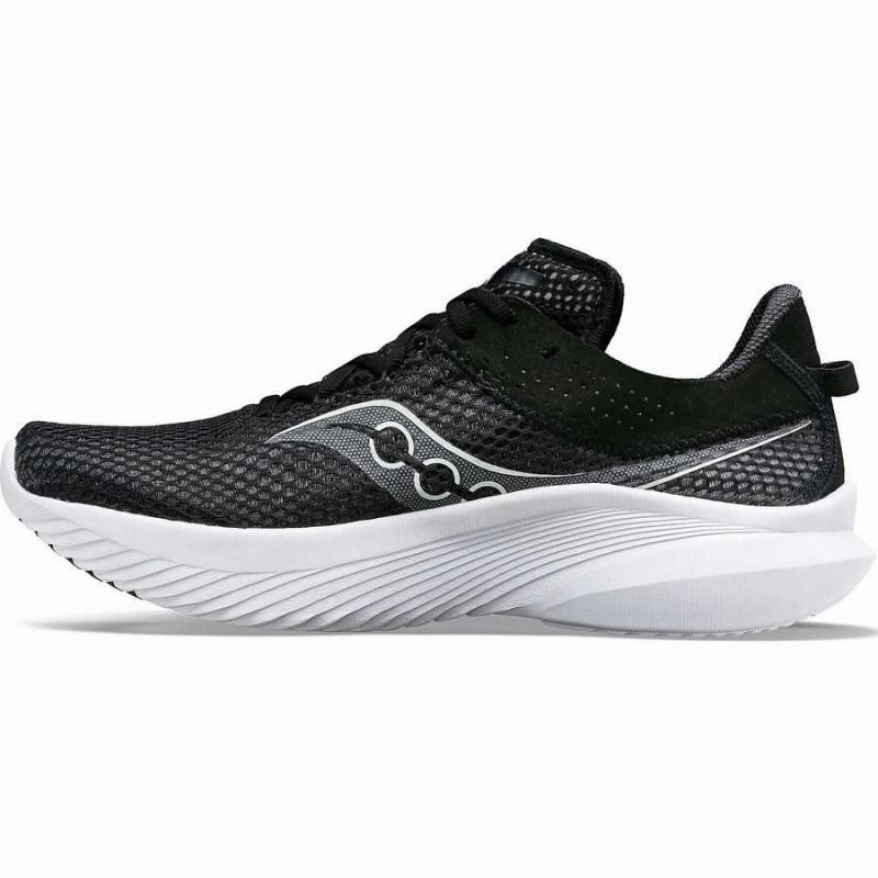 Saucony Kinvara 14 Løpesko Dame Svarte Hvite | S53907-J06