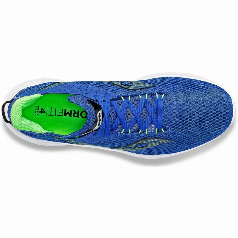 Saucony Kinvara 14 Løpesko Herre Blå Grønn | S89471-T47