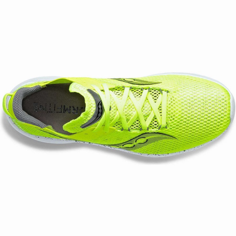 Saucony Kinvara 14 Løpesko Herre Gul Svarte | S40678-S87