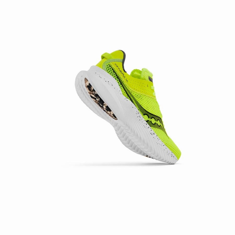 Saucony Kinvara 14 Løpesko Herre Gul Svarte | S40678-S87