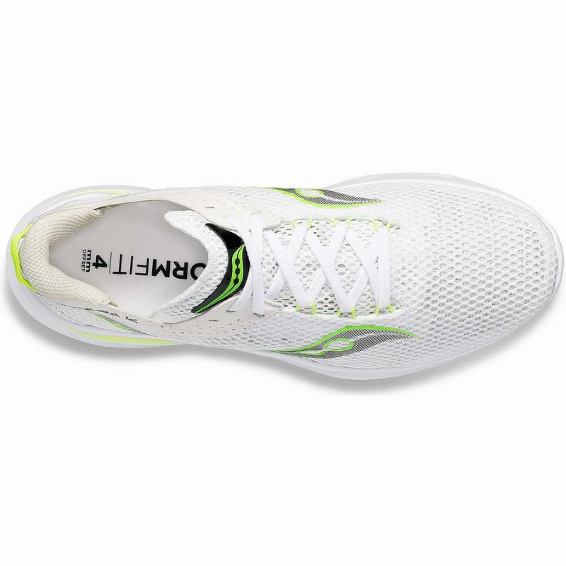 Saucony Kinvara 14 Løpesko Herre Hvite Grønn | S81320-W01