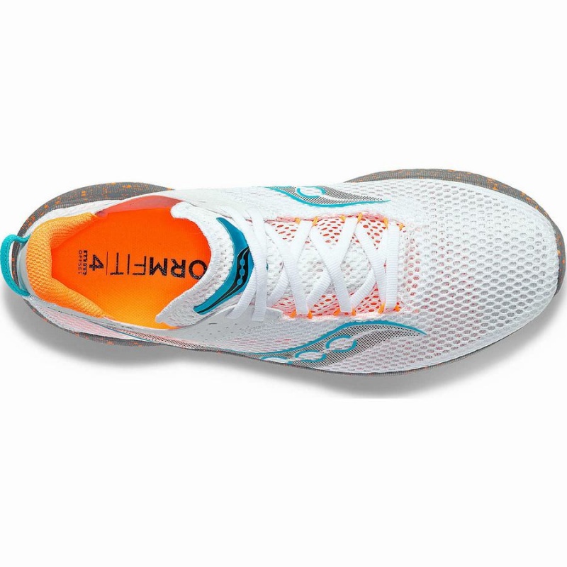 Saucony Kinvara 14 Løpesko Herre Hvite Grå | S53498-E05