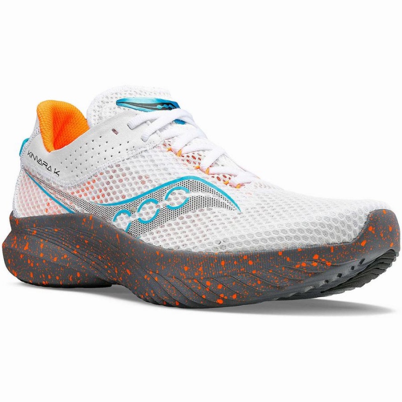 Saucony Kinvara 14 Løpesko Herre Hvite Grå | S53498-E05