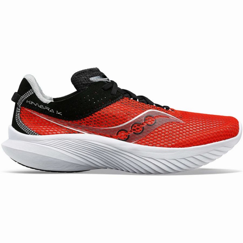 Saucony Kinvara 14 Løpesko Herre Rød Svarte | S65371-X73