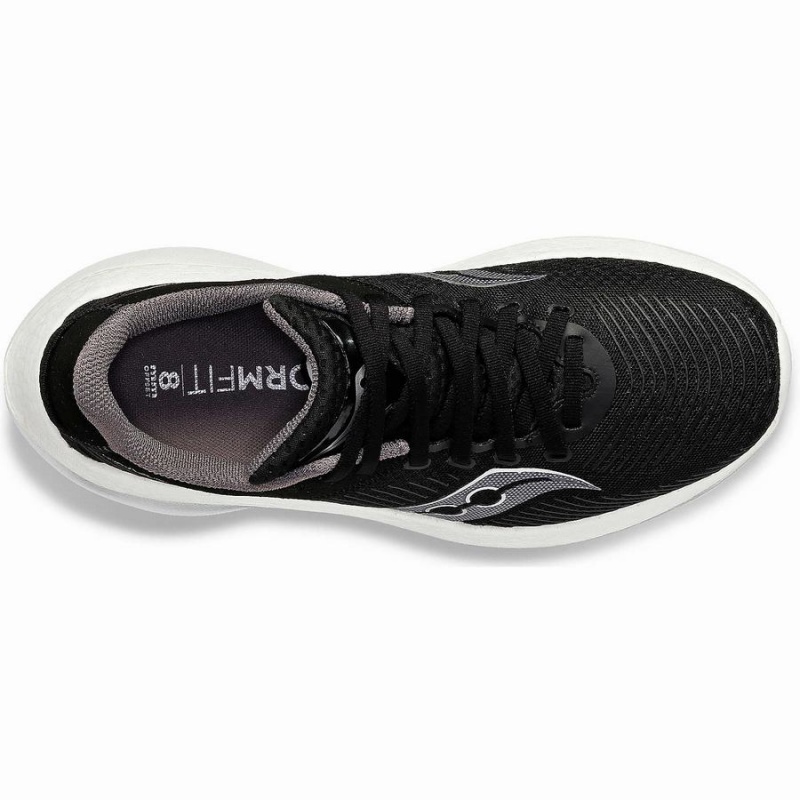 Saucony Kinvara Pro Brede Løpesko Dame Svarte Hvite | S84963-U18