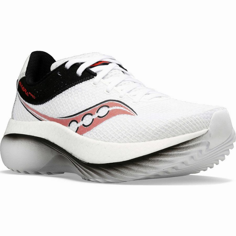 Saucony Kinvara Pro Løpesko Herre Hvite Rød | S90253-L18