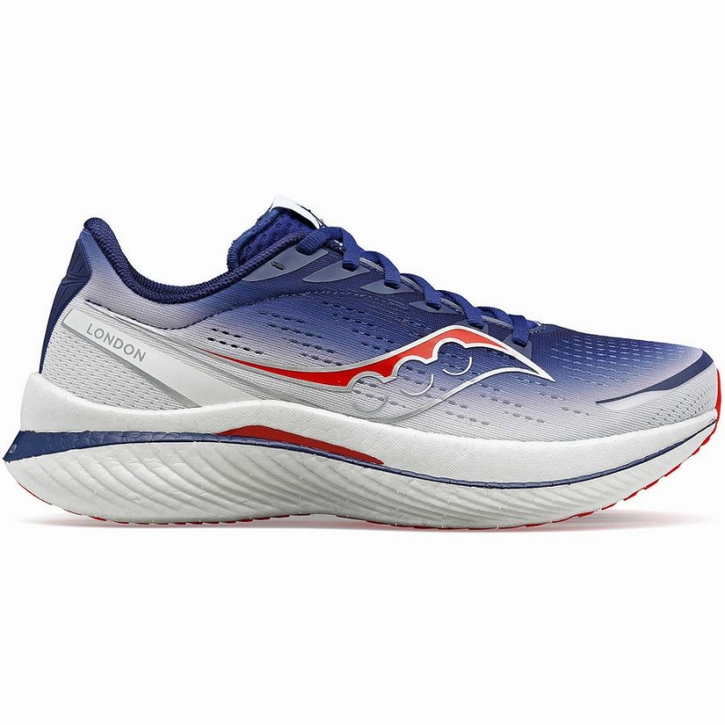 Saucony London Endorphin Speed 3 Løpesko Dame Marineblå Hvite | S59268-E61