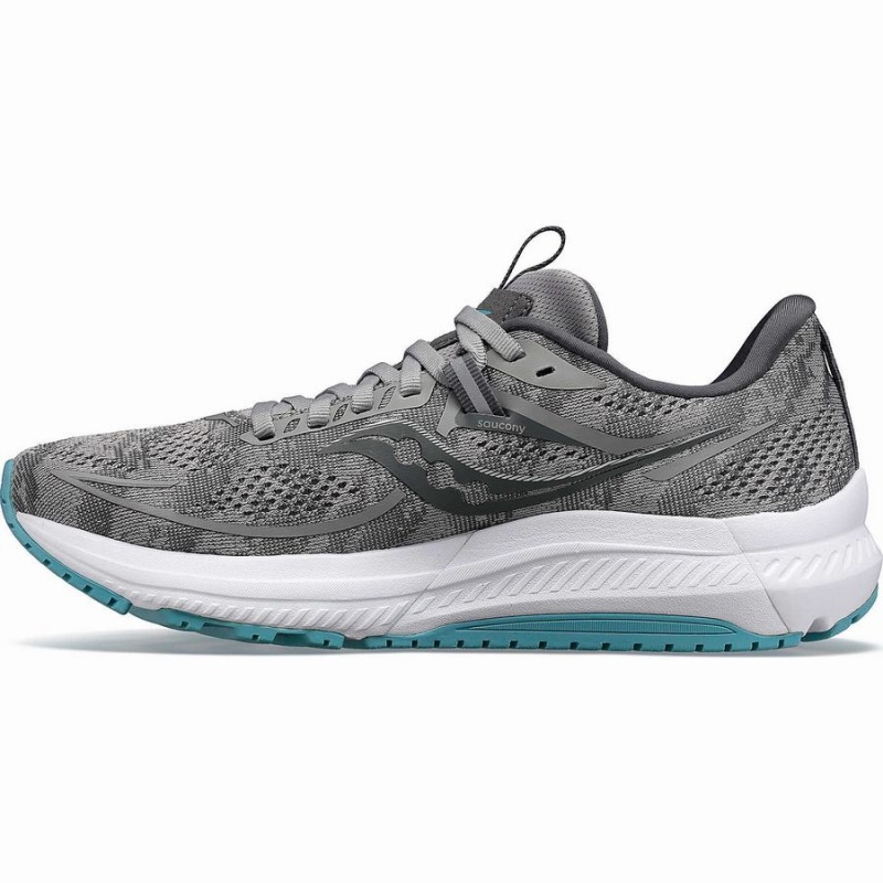 Saucony Omni 21 Brede Løpesko Dame Grå Blå | S47502-J05