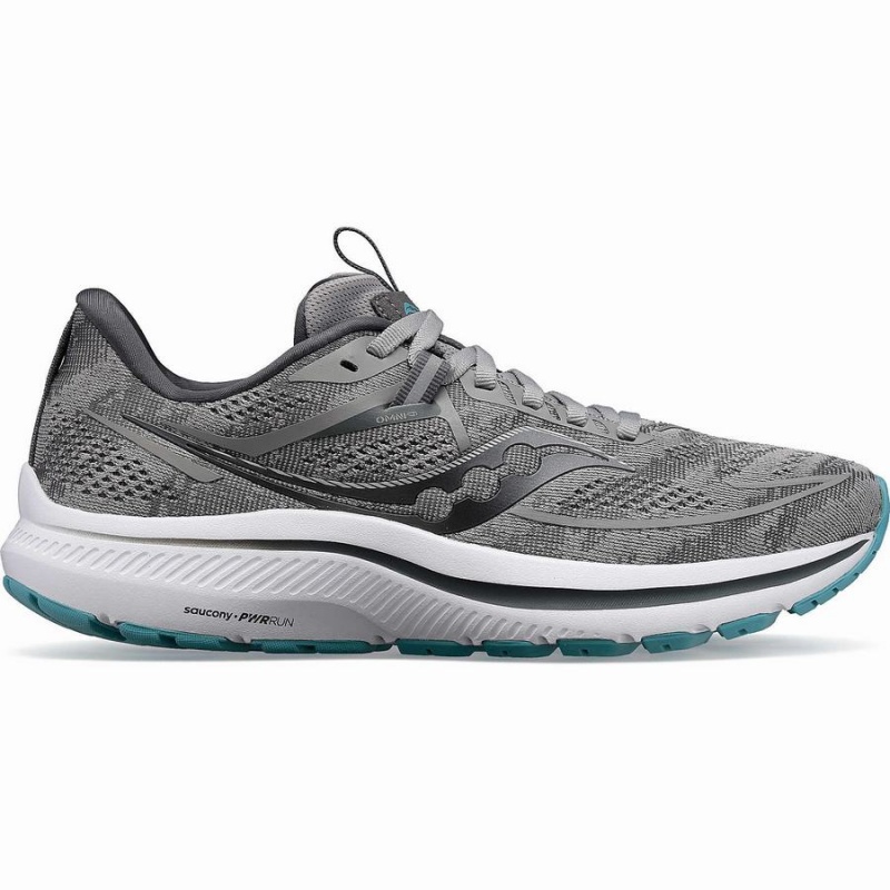 Saucony Omni 21 Brede Løpesko Dame Grå Blå | S47502-J05