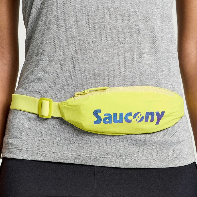 Saucony Outpace Run Belt Midjeveske Herre Gul | S24659-A58