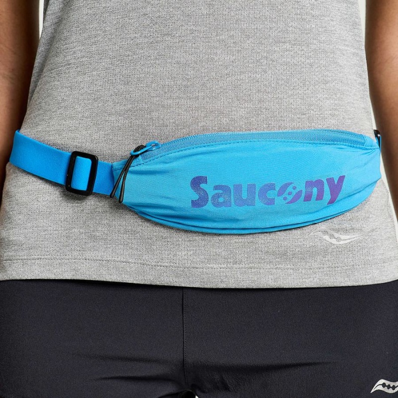 Saucony Outpace Run Belt Midjeveske Herre Blå | S56890-S94