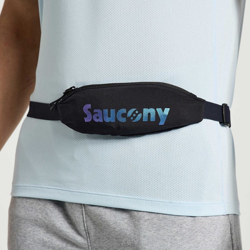 Saucony Outpace Run Belt Midjeveske Herre Svarte | S17294-D65