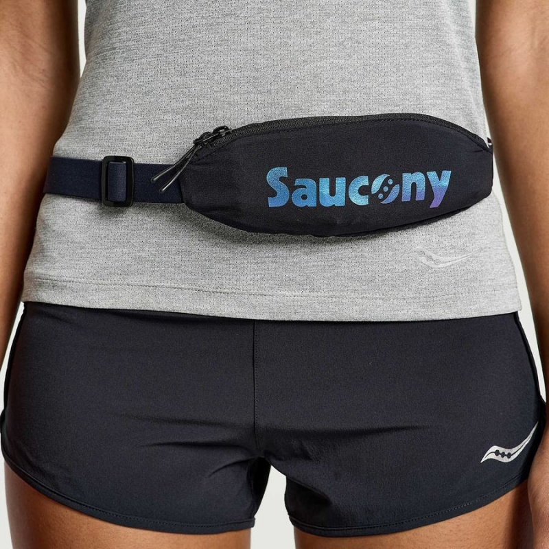 Saucony Outpace Run Belt Midjeveske Herre Svarte | S17294-D65