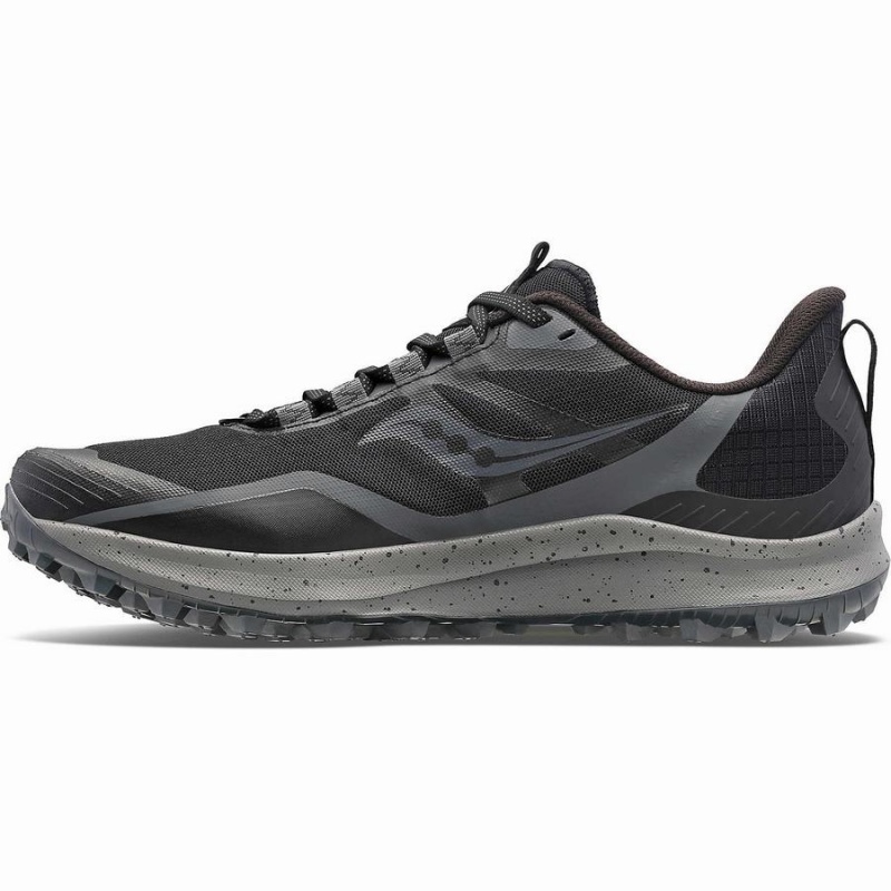 Saucony Peregrine 12 Trail Løpesko Dame Svarte Grå | S56493-Q58