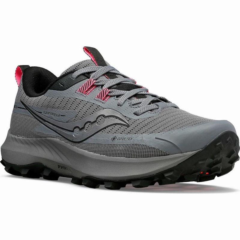 Saucony Peregrine 13 GTX Trail Løpesko Dame Grå Svarte | S53701-M10